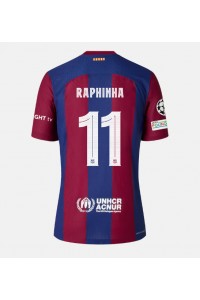 Fotbalové Dres Barcelona Raphinha Belloli #11 Domácí Oblečení 2023-24 Krátký Rukáv